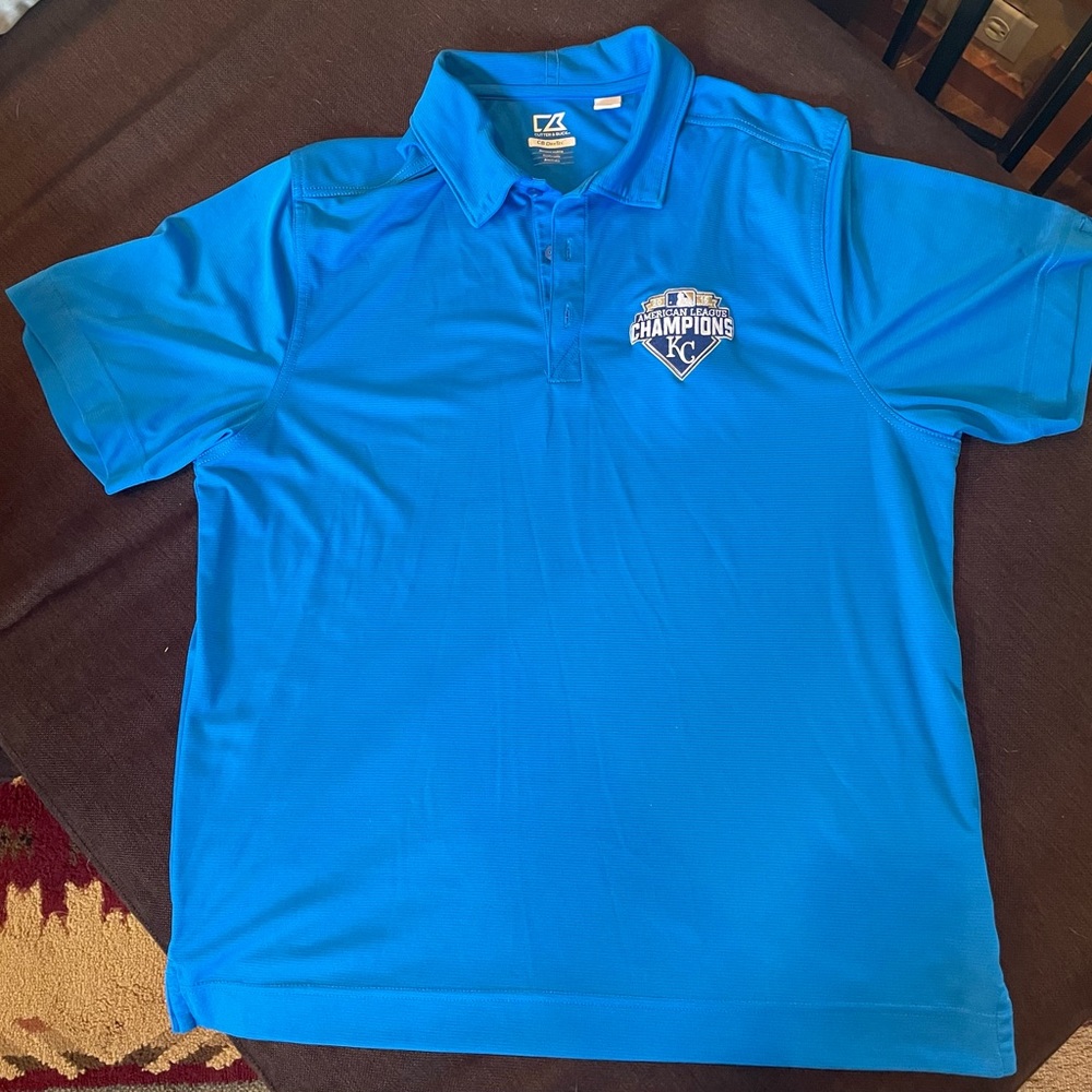 Cutter & Buck Bright Blue KC Champions Polo